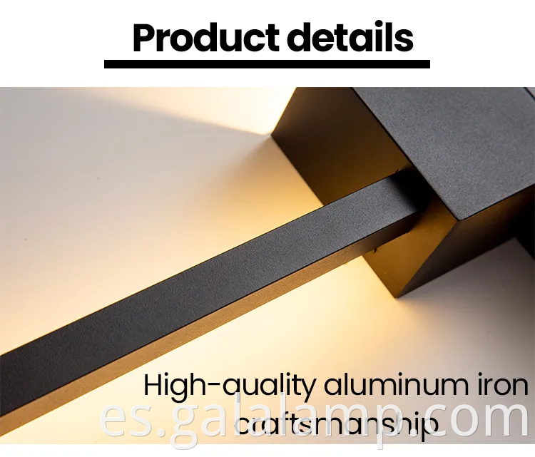 Lámpara de pared de tira minimalista, lámpara de pared de fondo, lámpara de corredor nórdico